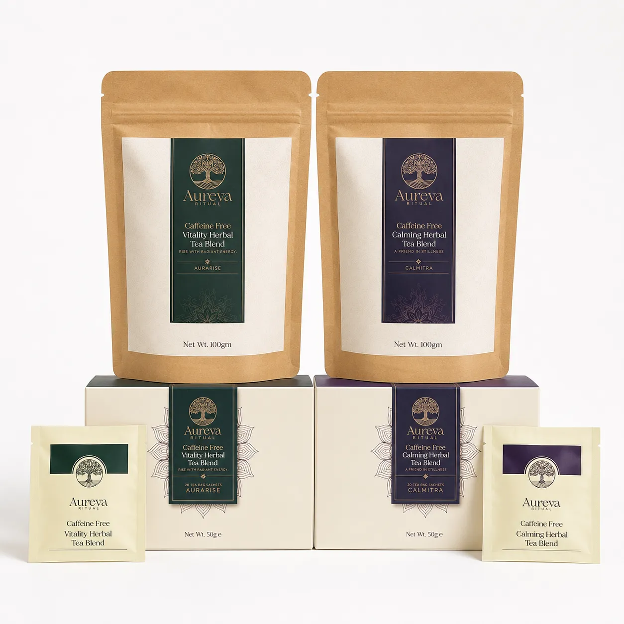 Herbal tea blends — 200–1,000 cases — closed lot